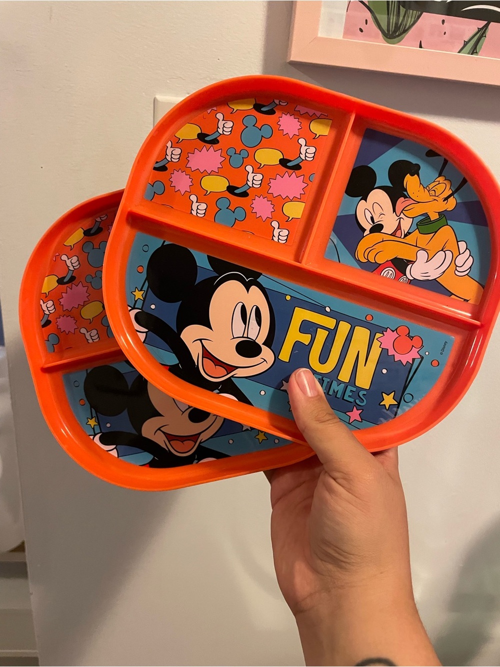 Mickey plates
